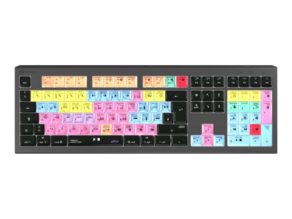 Logickeyboard ASTRA 2 - Full-size (100%) - Cablato - USB - Tasto con meccanismo a forbici - QWERTZ -