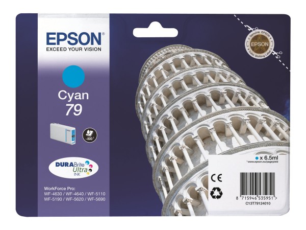 Epson No 79 79 79 Cyan C13T79124010 - Originale - Cartuccia di inchiostro