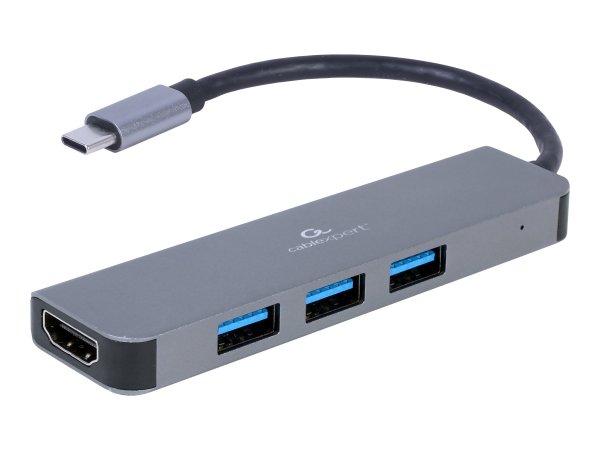 Gembird A-CM-COMBO2-01 - USB 3.2 Gen 1 3.1 1 Type-C - HDMI - 3.2 1 3.1 1 - Corsa - 0,63 Gbps