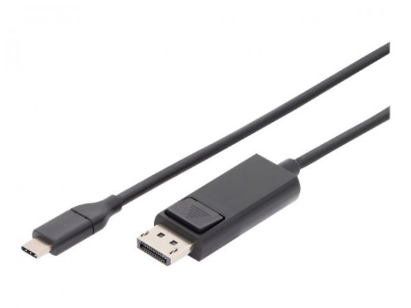DIGITUS Cavo adattatore USB Type-C 2a gen - Type-C su DP - 2 m - USB tipo-C - DisplayPort - Maschio