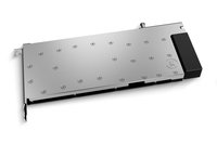 EK Water Blocks 3831109908792 - Piastra posteriore - Nichel - Nero - Argento - 1/4" - 21,7 mm - 244,