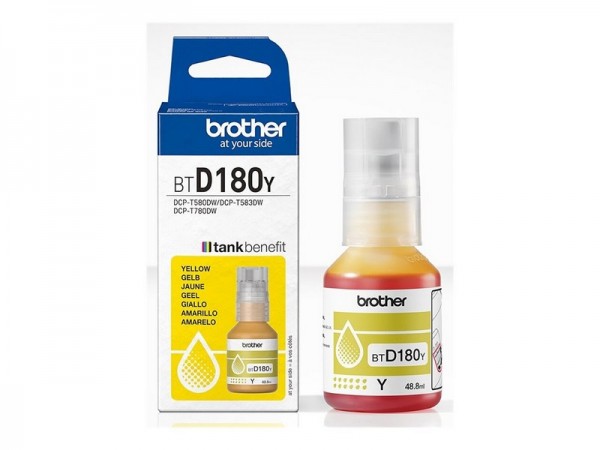 Brother Tintenflasche BTD-180Y Gelb - Originale - Cartuccia di inchiostro