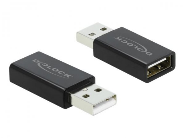 Delock USB 2.0 Ada. Typ-A Steck. zu Buch. Datenblocker - Adattatore - Digitale/dati