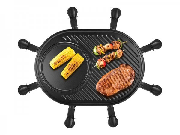 UNOLD 48795 - 8 persona(e) - Acciaio inox - Nero - Ovale - 379 x 258 mm - 0,75 m