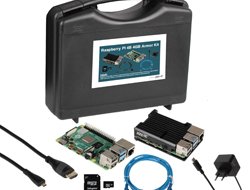 Raspberry Pi Y Pi 4B 4GB Armor Kit 4GB/Alu-Gehäuse/Zubehör - Gehäuse - Alloggiamento