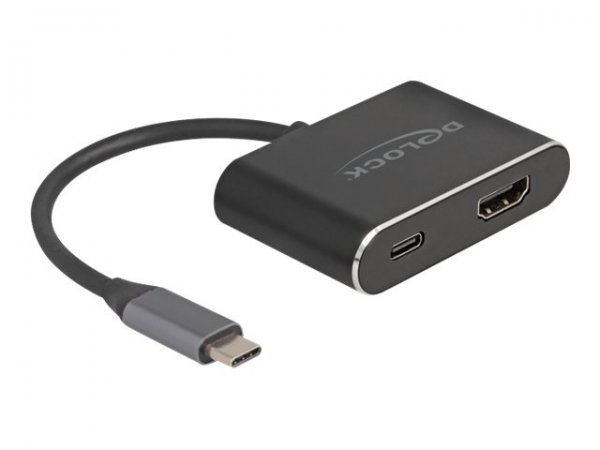 Delock Adattatore USB Type-C per HDMI (modalità DP Alt) 8K con HDR e Power Delivery 100 W - 7680 x 4