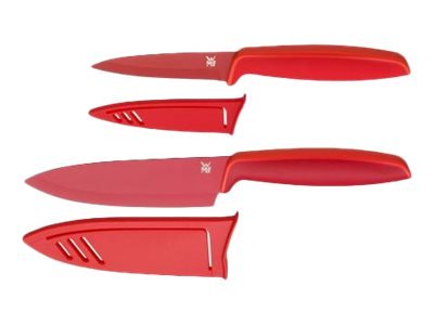 WMF 1879085100 - Set di coltelli - Acciaio inox - Rosso - Rosso - Ergonomico - Touch
