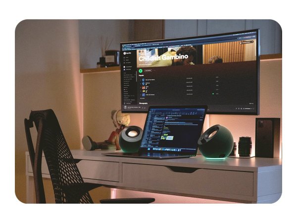 Creative Labs PC-Lautsprecher Pebble Pro schwarz - Altoparlante - Stereo