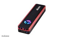 Akasa AK-ENU3M2-06 - Box esterno SSD - M.2 - PCI Express - Serial ATA III - 10 Gbit/s - Collegamento