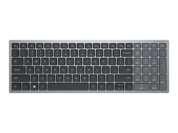 Dell KB740 - Full-size (100%) - Wireless - RF senza fili + Bluetooth - Tasto con meccanismo a forbic
