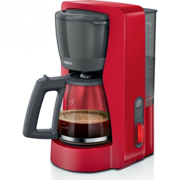 Bosch TKA3M134 Macchina da caffè americana MyMoment Rosso - Macchina da caffè con filtro - 1,4 L - C