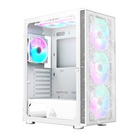 MONTECH X3 Mesh Midi-Tower Rgb Tempered Glass - weiß - Midi/minitower - ATX