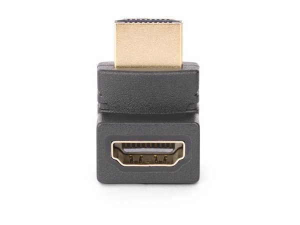 StarTech.com Down Angle HDMI 2.0 Adapter 90-Degree Port Saver M/F - Adattatore - Digitale/display/vi