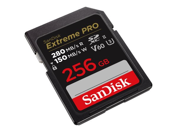 SanDisk SDSDXEP-256G-GN4IN - 256 GB - SDXC - Classe 10 - UHS-II - 280 MB/s - 100 MB/s