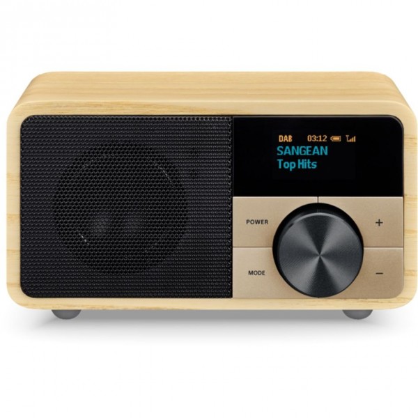 Sangean Electronics Genuine Mini DDR-7 Tischradio DAB+ UKW AUX Bluetooth Holz
