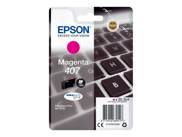 Epson 407 - 20.3 ml - L size - magenta