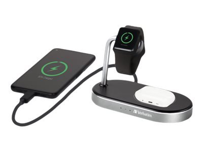 Verbatim WCS-02 - Interno - USB - Carica wireless - 1,5 m - Nero