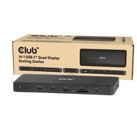 Club 3D Docking Quad-Display 14-1 Usb-C 4K60Hz PD 100W - Cavo - Digitale/dati