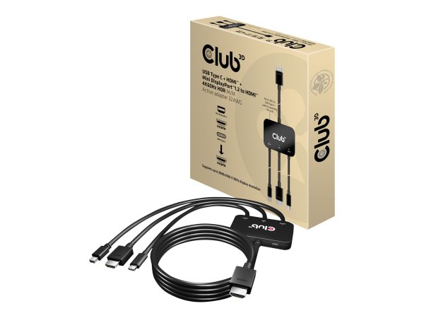 Club 3D cac-1630 - HDMI - 3840 x 2160 Pixel - Nero - 4K Ultra HD - 60 Hz - 2 m