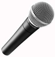 Shure SM58 - Microfono per palco/spettacolo - -54,5 dB - 50 - 15000 Hz - Cablato - Nero - 298 g