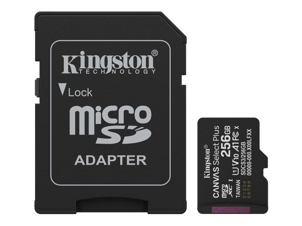 Kingston Canvas Select Plus microSDXC/s - Extended Capacity SD (MicroSDHC)