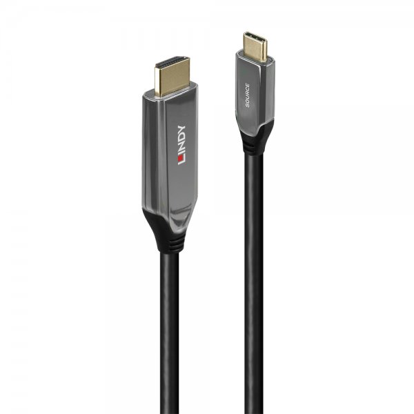 Lindy USB Typ C an HDMI 8K60 Adapterkabel - Cavo - Digitale/dati