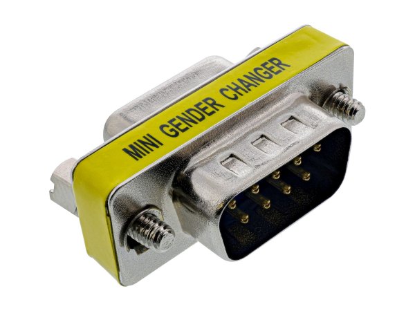 InLine Adattatore Sub-D 9pin maschio / femmina - Mini-Gender-Changer