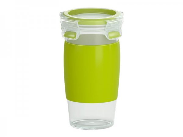 Groupe SEB EMSA CLIP & GO - Contenitore per il pranzo - Adulto - Verde - Trasparente - Plastica - Mo