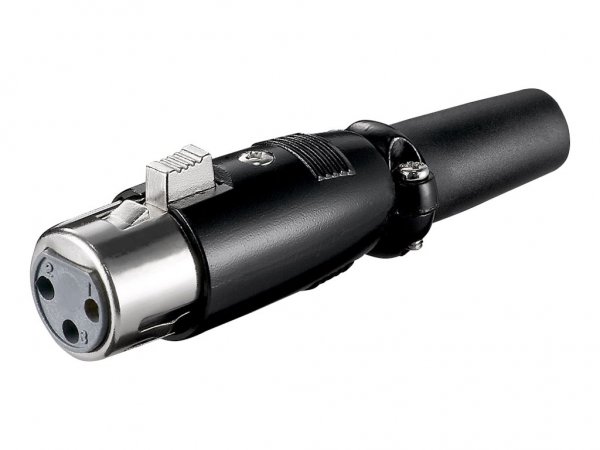 Goobay Mikrofonkupplung - Gehäuse schwarz 11680 - Cavo - Audio/multimedia