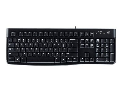 Logitech Keyboard K120 for Business - Full-size (100%) - Cablato - USB - QWERTY - Nero