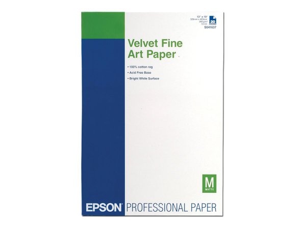 Epson Velvet Fine Art Paper A 3 - Carta speciale - 260 g/m²