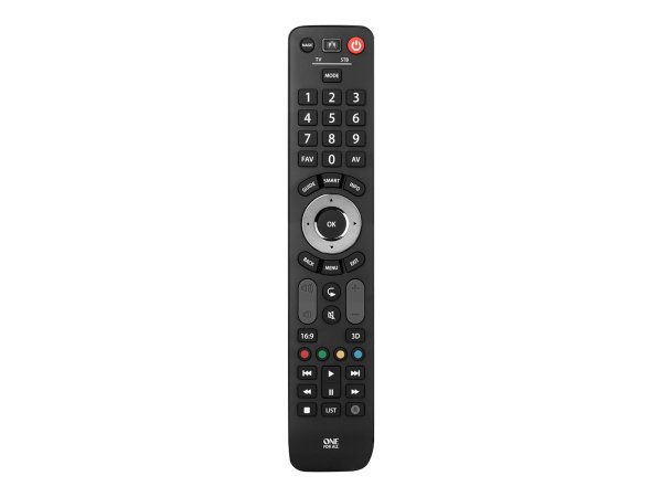 One for All Evolve 2 - Cavo - DTT - IPTV - SAT - TNT - TV - Pulsanti - Nero
