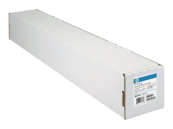 HP Universal Instant-dry Satin Photo Paper-1067 mm x 61 m (42 in x 200 ft) - 190 g/m² - 15 - 30 °C -