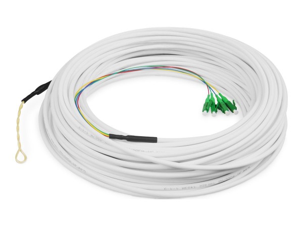 DIGITUS FTTH Drop Kabel Singlemode 4 Fasern 4 LC/APC - Cavo - Rete