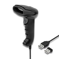 Qoltec 50868 - Lettore di codici a barre portatile - 1D/2D - Laser - Code 39 - EAN-13 - Code 39 - Da