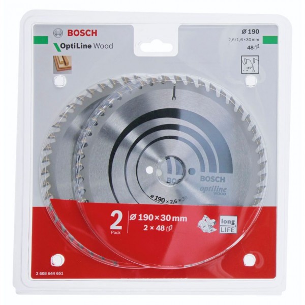 Bosch 2 608 644 651 - Materiale del smultistrato - 19 cm - 3 cm - 2,6 mm - Bosch - MTCG (Multi-Purpo