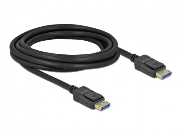Delock DisplayPort Kabel 10K 60 Hz 54 Gbps Kunststoffgehäuse - Cavo - Digitale/display/video