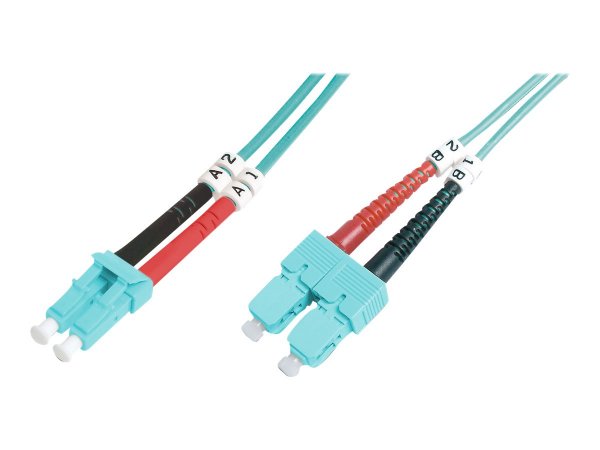 DIGITUS Cavo patch LWL multimodale OM 3 - LC/SC - 5 m - I-VH - OM3 - LC - SC