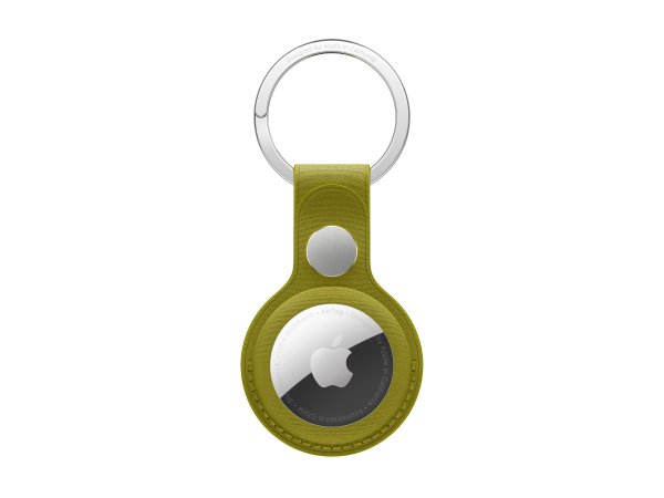 Apple AirTag FineWoven Key Ring - Chartreuse