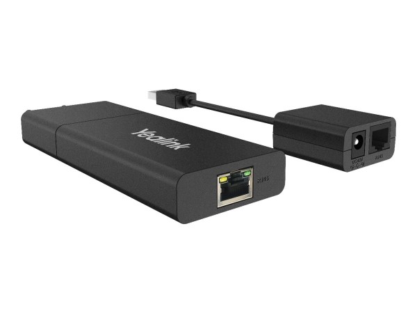 Yealink USB2CAT5E-EXT - Ricevitore e trasmettitore di rete - 40 m - Cat5e - Nero - 100 - 240 V - 48