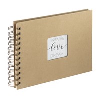 Hama Craft - Marrone - Carta - 40 fogli - Rilegatura a spirale - 10 x 15 - Marrone