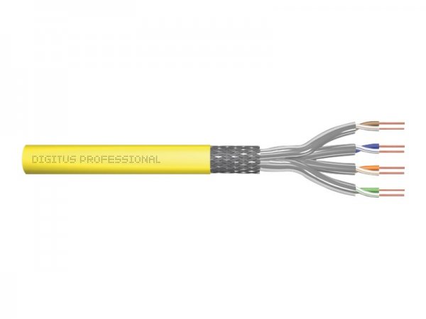 DIGITUS Cavo di installazione CAT 7A S/FTP - 100 m - simplex - Dca-s1a d1 a1 - 100 m - Cat7a - S/FTP
