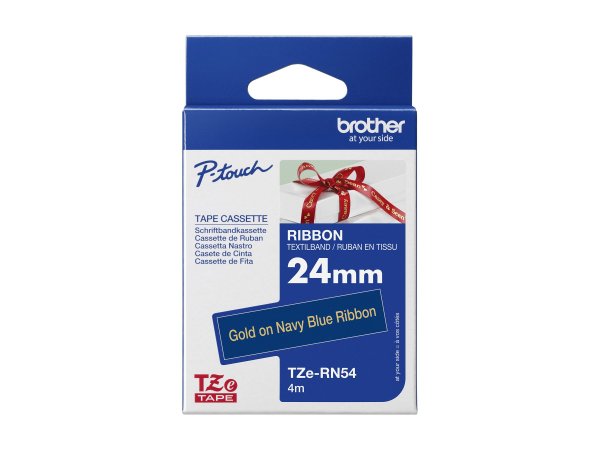 Brother TZE-RN54 - Oro su blu navy - TZe - Nero - Trasferimento termico - Cina - 5 anno/i