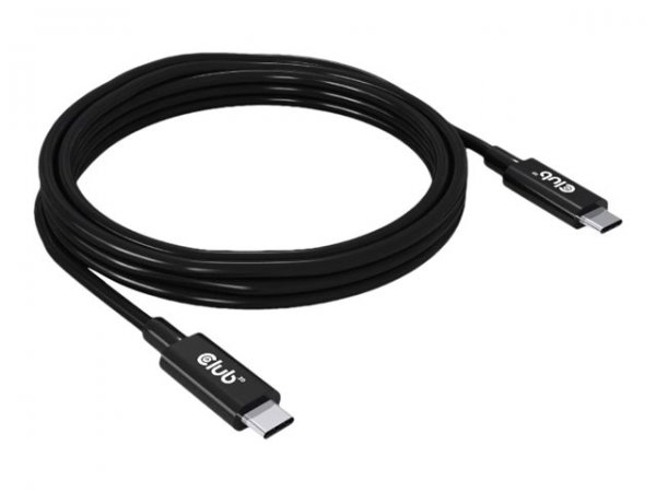 Club 3D CAC-1578 - 2 m - USB C - USB C - USB4 Gen 3x2 - 40 Gbit/s - Nero
