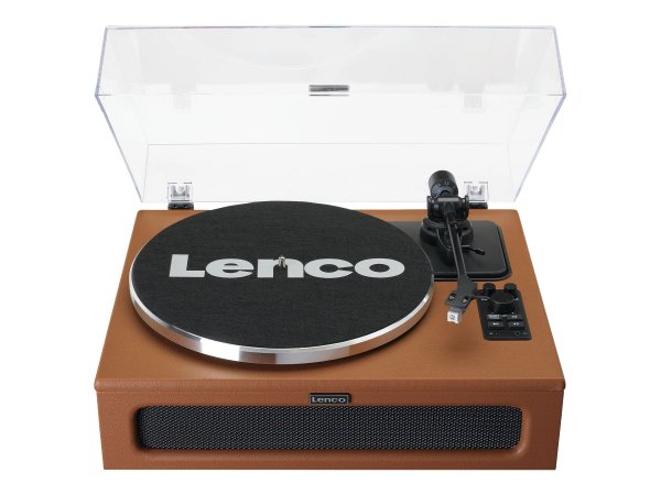 Lenco LS-430BN - Giradischi con trasmissione a cinghia - Manuale - Marrone - Ecopelle - Metallo - Pl