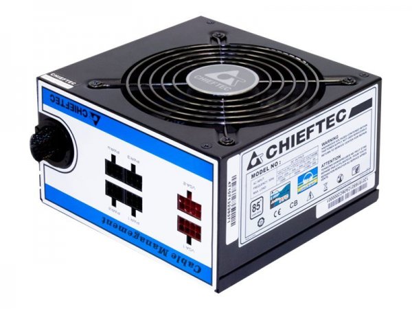 Chieftec CTG-550C - 550 W - 230 V - 50 Hz - 6 A - +12V1,+12V2,+3.3V,+5V,+5Vsb,-12V - Attivo
