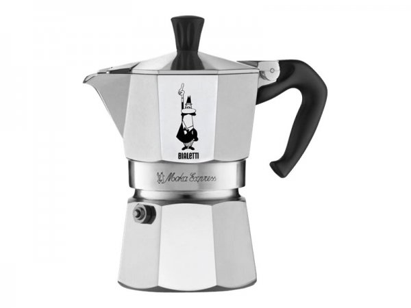Bialetti Moka Express 4 Tazze - Moka - 0,23 L - Alluminio - Alluminio - 4 tazze - Moka Express