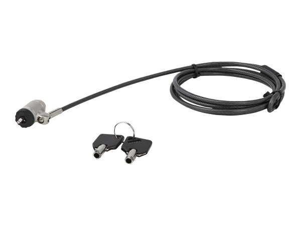 StarTech.com Cavo Lucchetto di Sicurezza con chiave per Laptop - Pulsante di Bloccaggio - 2 m - Kens