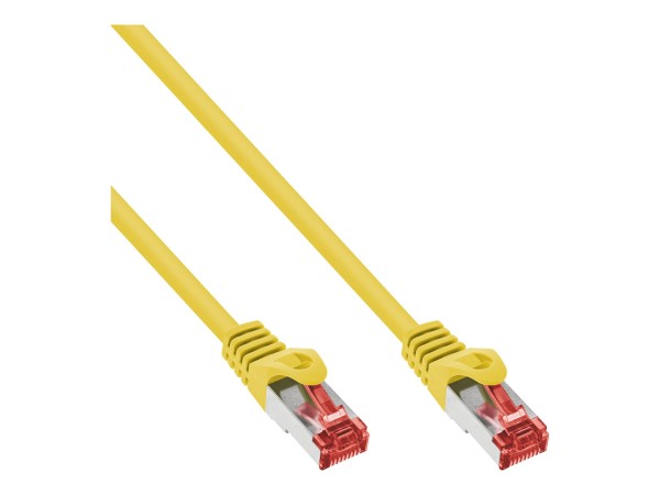 InLine Cavo patch - S/FTP (PiMf) - Cat.6 - senza alogeni - rame - giallo - 15m
