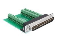 Delock Adapter Terminalblock> Sub-D St. - Adattatore - Digitale/display/video